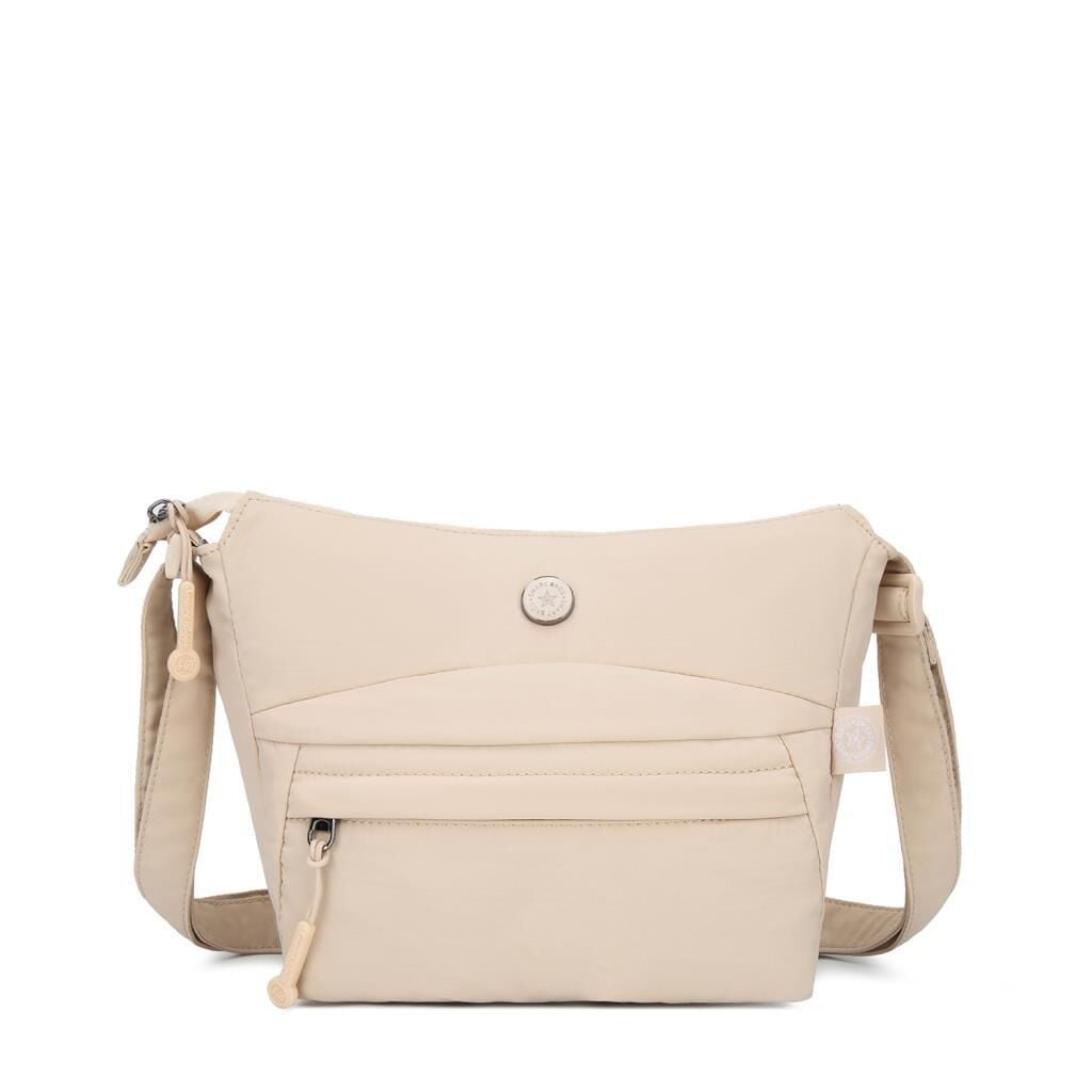 Smart Bags Mikro Poly Kumaş Postacı Kadın Çantası 3342 Bej