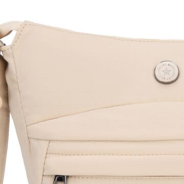 Smart Bags Mikro Poly Kumaş Postacı Kadın Çantası 3342 Bej