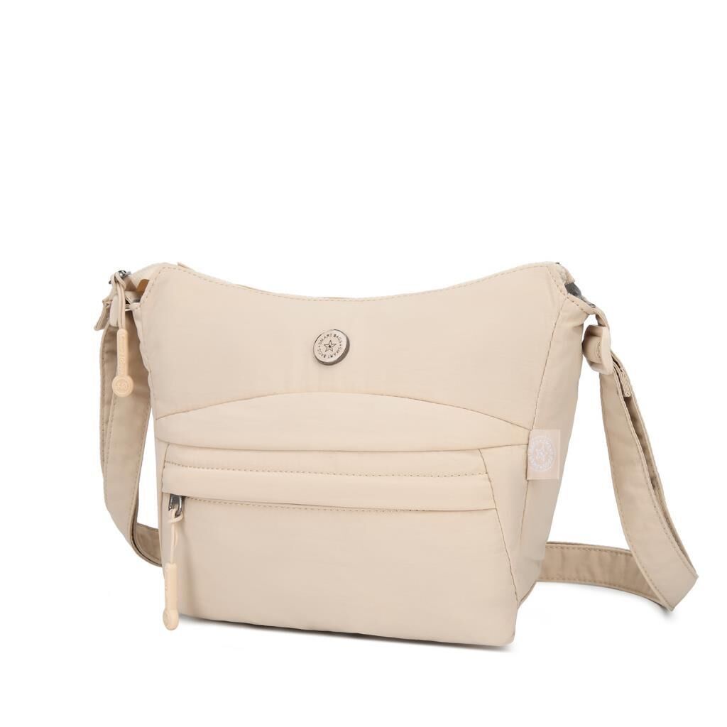 Smart Bags Mikro Poly Kumaş Postacı Kadın Çantası 3342 Bej