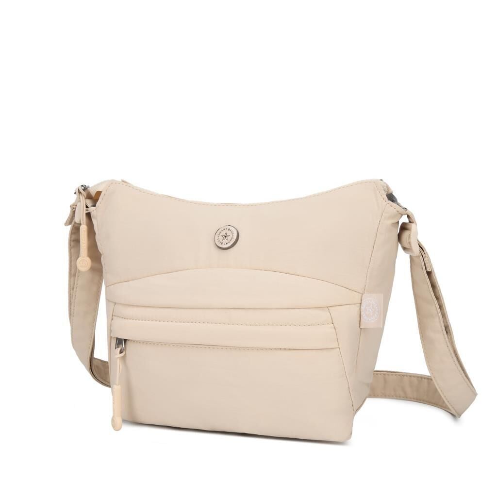 Smart Bags Mikro Poly Kumaş Postacı Kadın Çantası 3342 Bej
