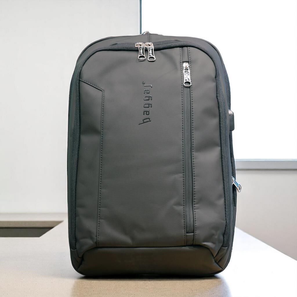 Baggaj Laptop Gözlü ve Körüklü İnce Tasarım Sırt Çantası