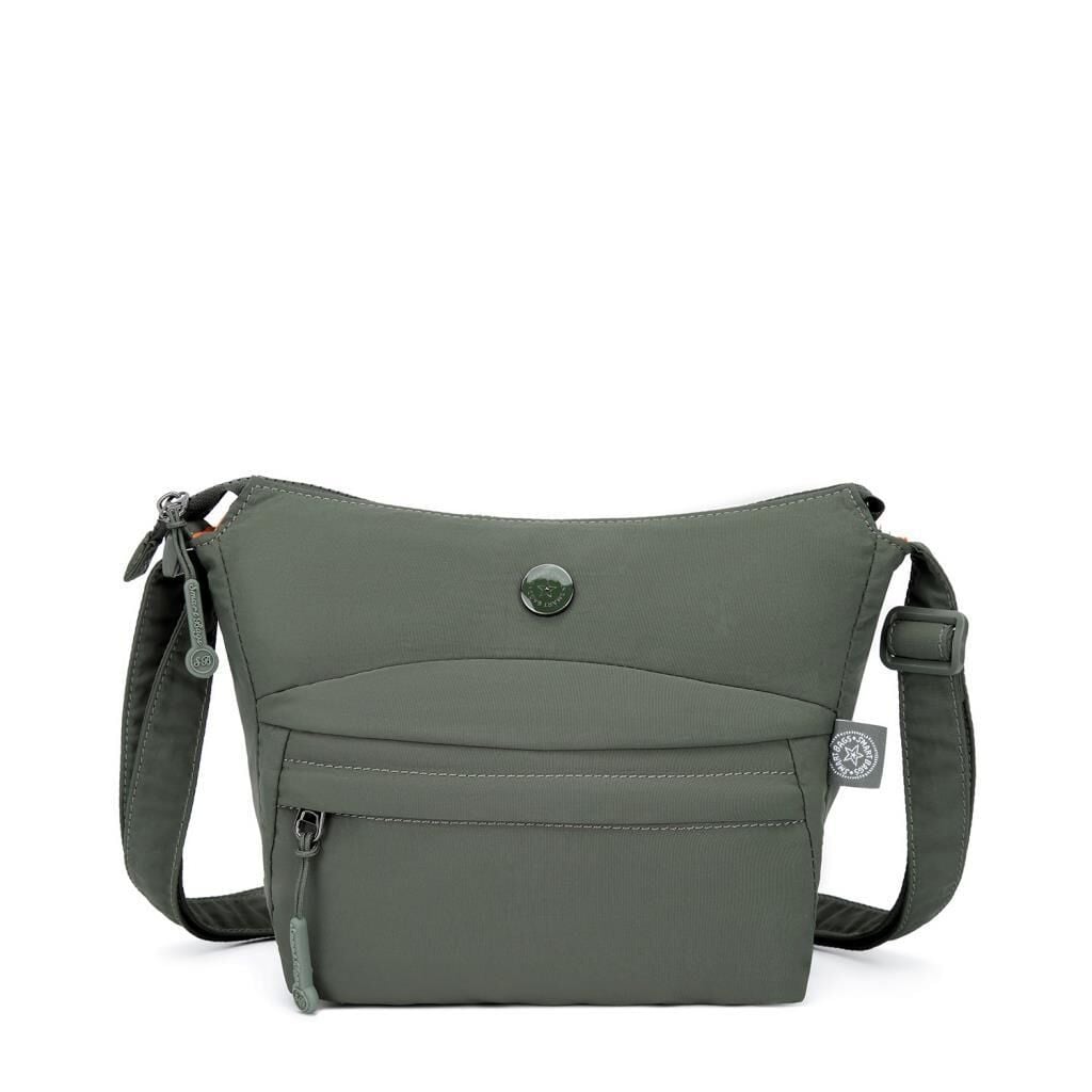 Smart Bags Mikro Poly Kumaş Postacı Kadın Çantası 3342 Haki