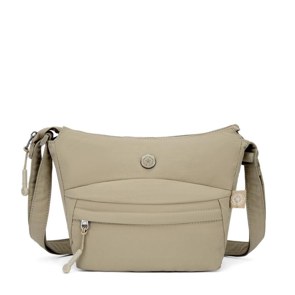 Smart Bags Mikro Poly Kumaş Postacı Kadın Çantası 3342 Vizon