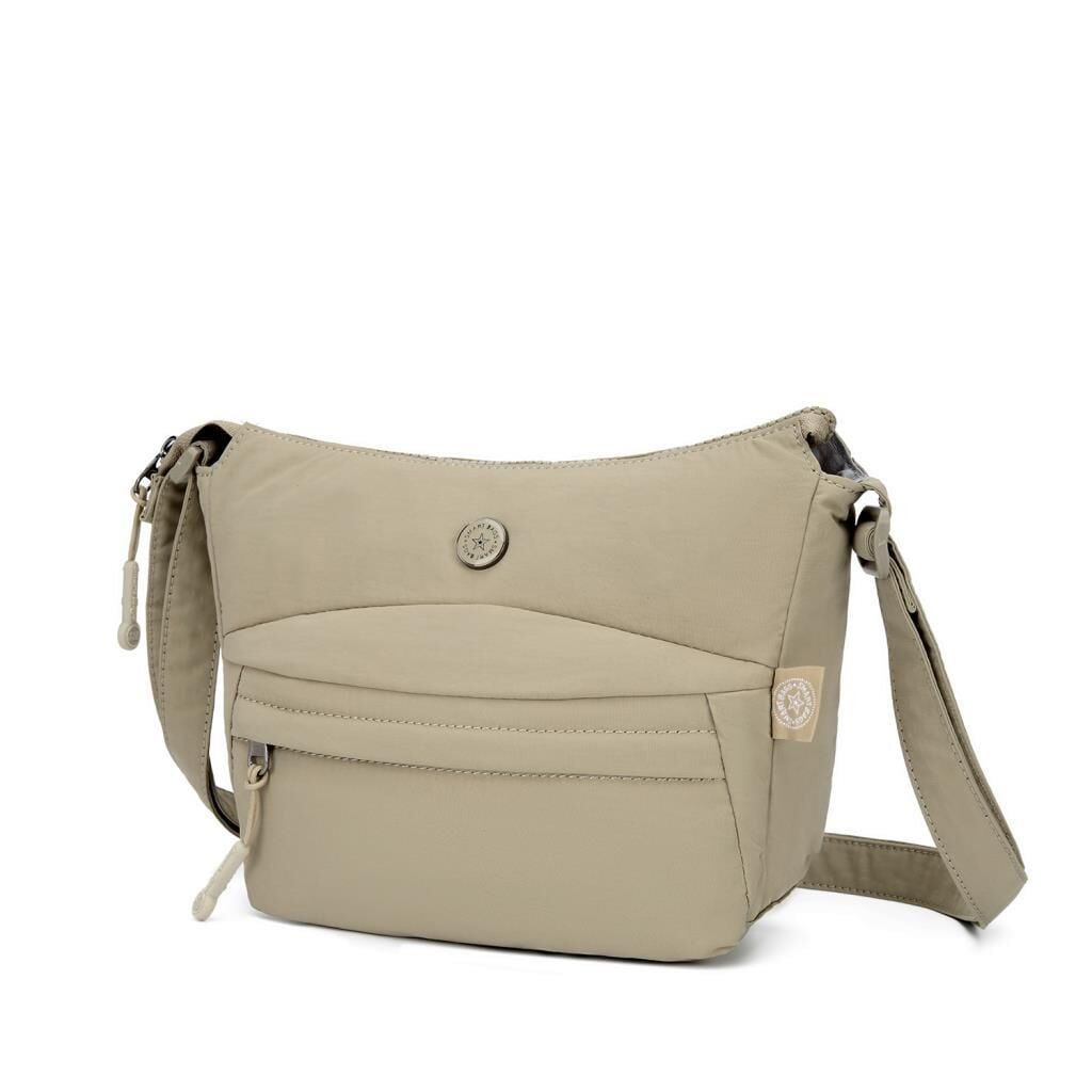 Smart Bags Mikro Poly Kumaş Postacı Kadın Çantası 3342 Vizon