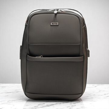 Baggaj Laptop Gözlü İnce Tasarım Şifreli Sırt Çantası