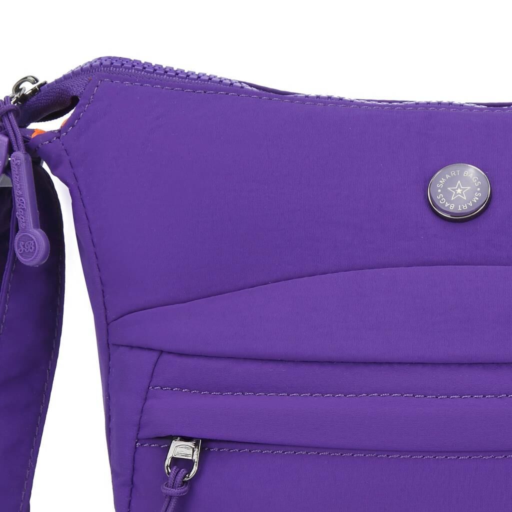 Smart Bags Mikro Poly Kumaş Postacı Kadın Çantası 3342 Mor