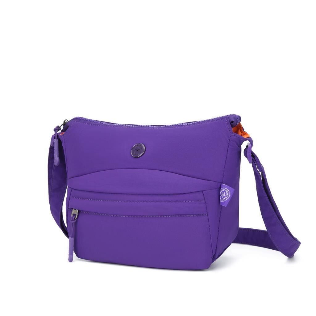 Smart Bags Mikro Poly Kumaş Postacı Kadın Çantası 3342 Mor