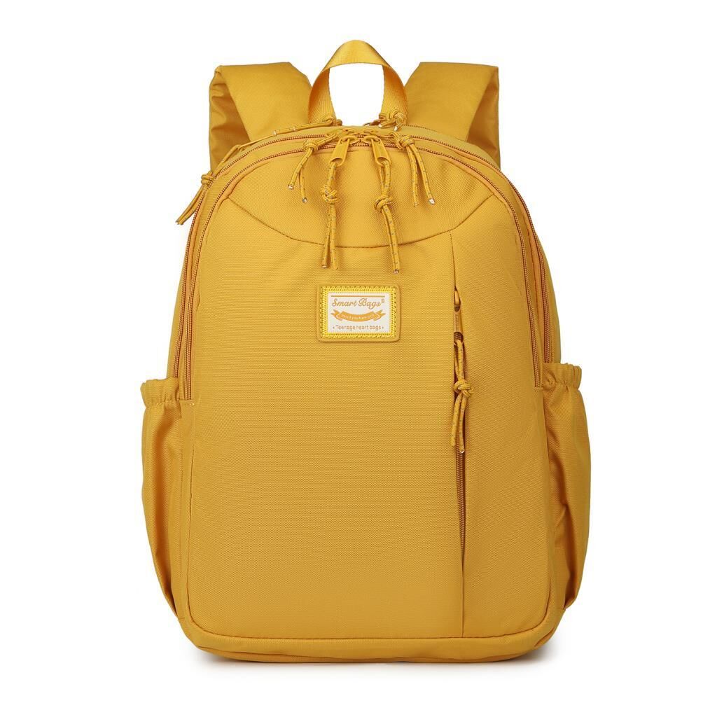 Smart Bags Sırt Çantası Okul Boyu Laptop Gözlü 3200 Hardal