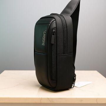 Tek Askılı Bodybag Erkek Sırt Çantası Baggaj CS24155 Siyah