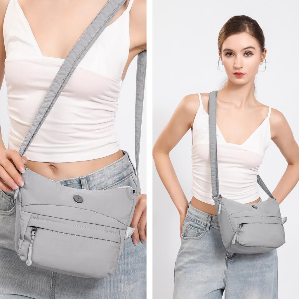 Smart Bags Mikro Poly Kumaş Postacı Kadın Çantası 3342 Laci