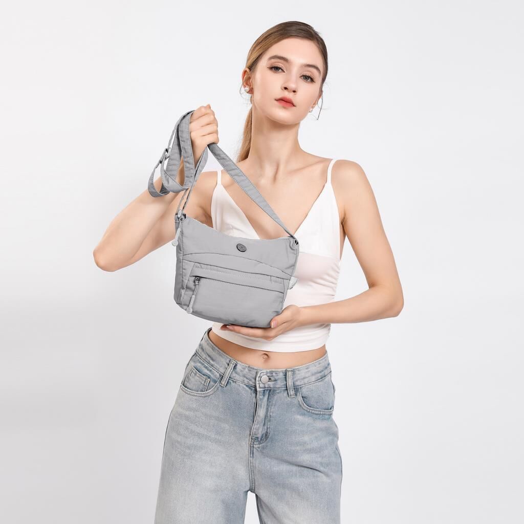 Smart Bags Mikro Poly Kumaş Postacı Kadın Çantası 3342 Laci