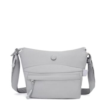 Smart Bags Mikro Poly Kumaş Postacı Kadın Çantası 3342 Gri