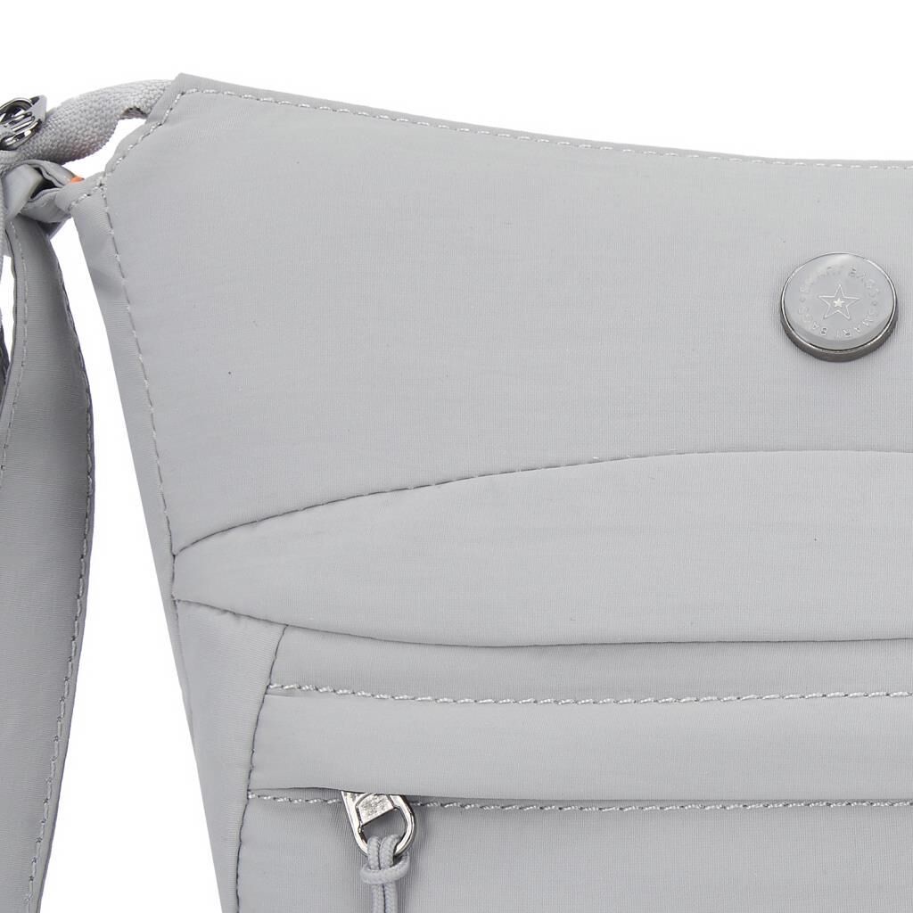 Smart Bags Mikro Poly Kumaş Postacı Kadın Çantası 3342 Gri