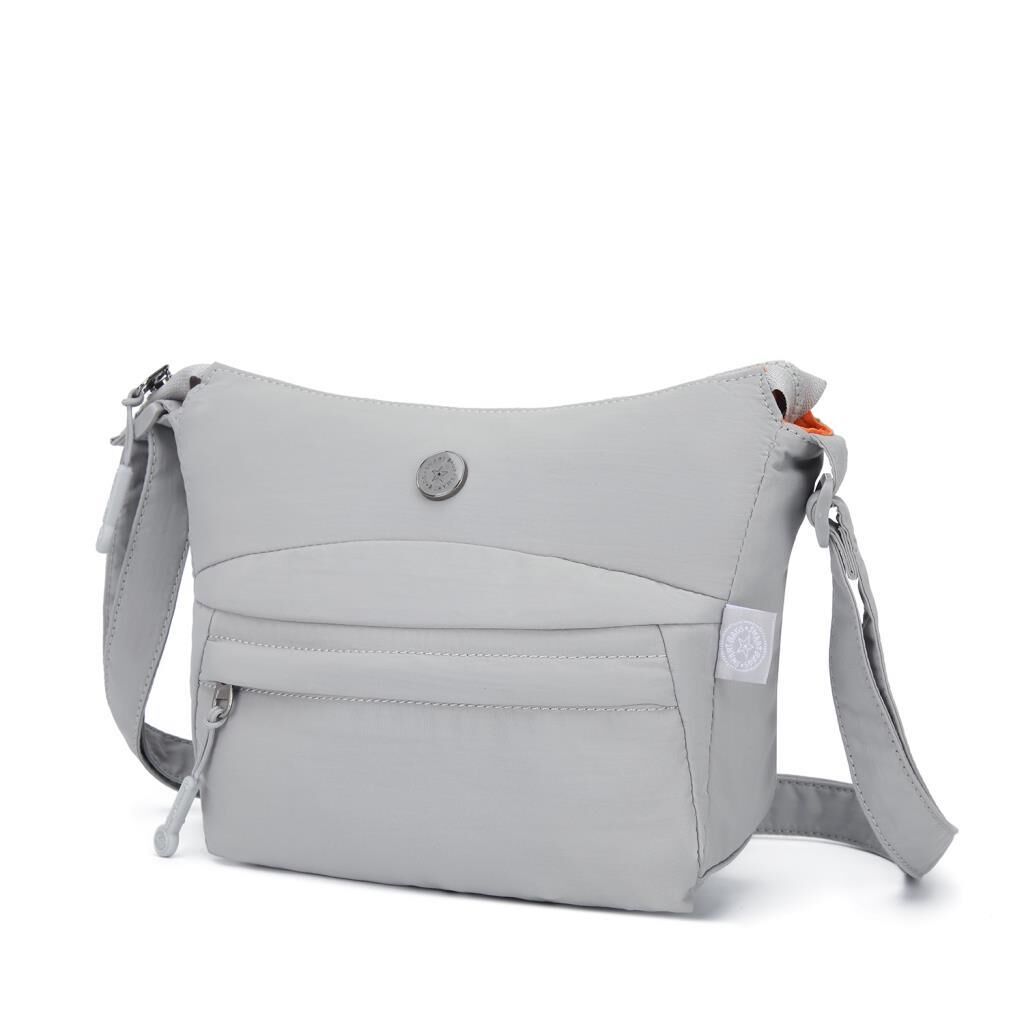 Smart Bags Mikro Poly Kumaş Postacı Kadın Çantası 3342 Gri