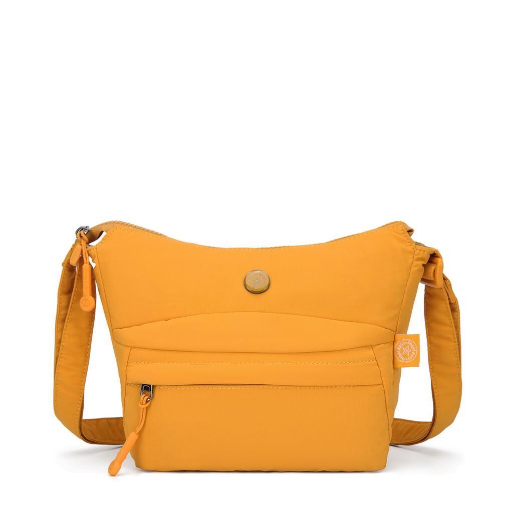Smart Bags Mikro Poly Kumaş Postacı Kadın Çantası 3342 Hardal