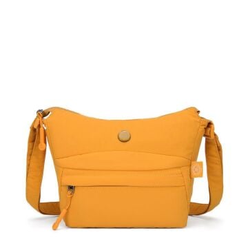 Smart Bags Mikro Poly Kumaş Postacı Kadın Çantası 3342 Hardal