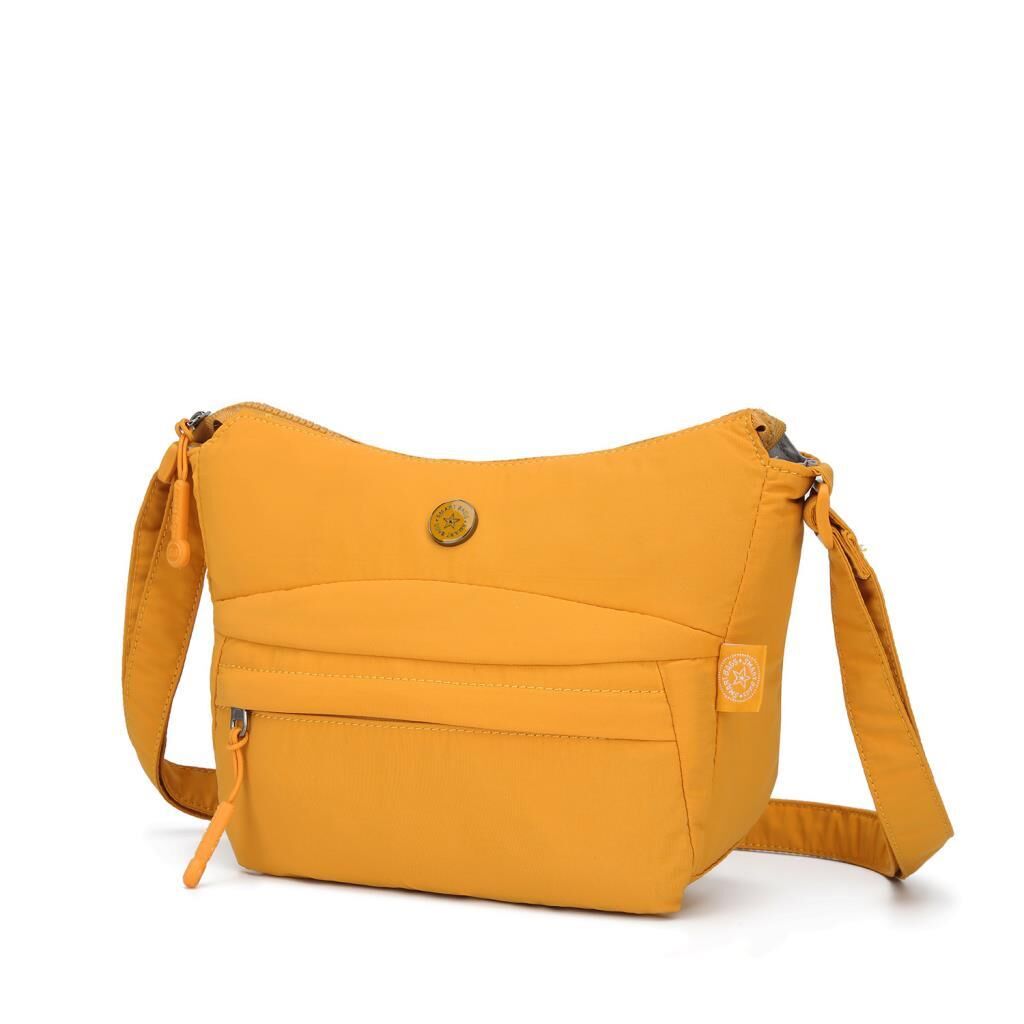 Smart Bags Mikro Poly Kumaş Postacı Kadın Çantası 3342 Hardal