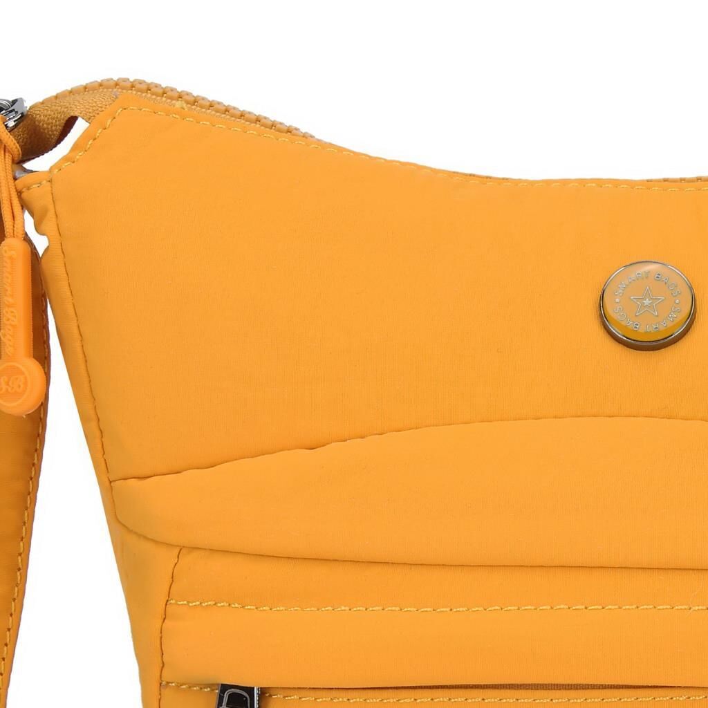 Smart Bags Mikro Poly Kumaş Postacı Kadın Çantası 3342 Hardal