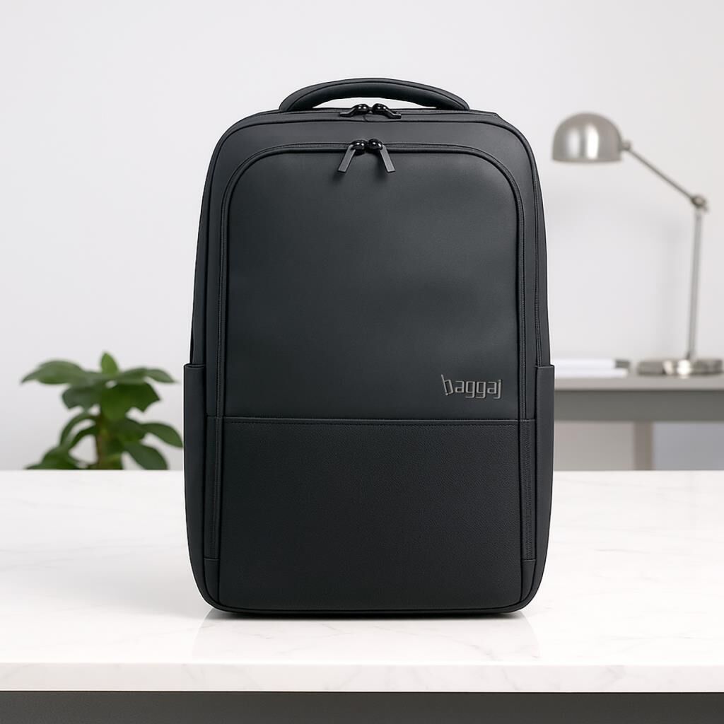 Baggaj Laptop ve Seyahat için İnce Tasarım Sırt Çantası Gri
