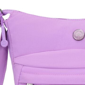 Smart Bags Mikro Poly Kumaş Postacı Kadın Çantası 3342 Lila