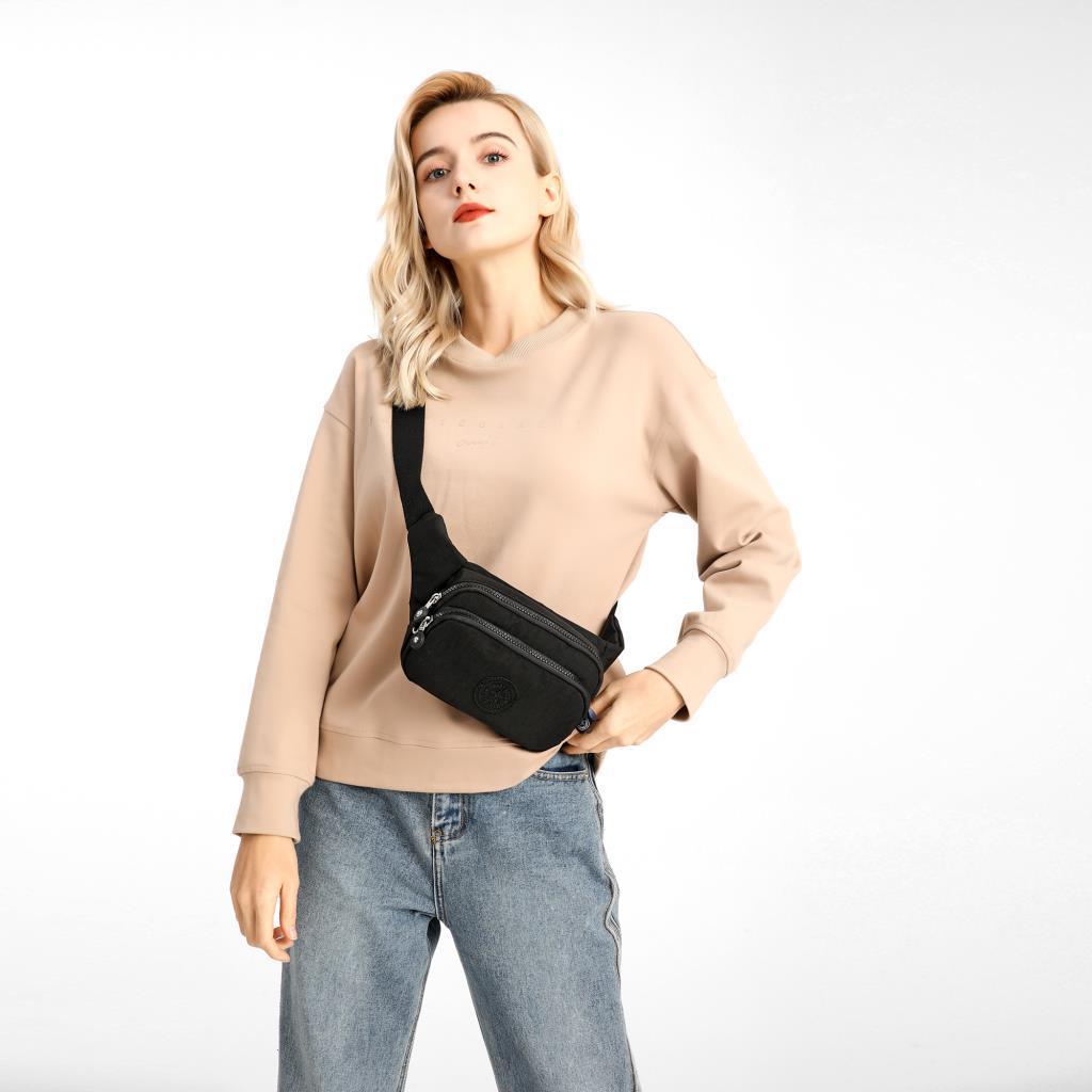 Smart Bags Bodybag Unisex Bel Çantası Krinkıl Kumaş 1154