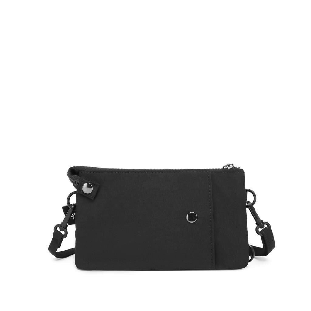 Smart Bags Mikro Poly Kumaş Uzun Askılı Kadın Cüzdanı 3343 Siyah