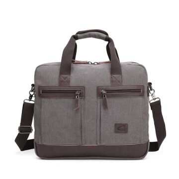 C-Active Kanvas Kumaş Uniseks Evrak ve Postacı Çantası 1318 78 Gri