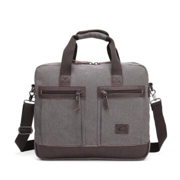 C-Active Kanvas Kumaş Uniseks Evrak ve Postacı Çantası 1318 78 Gri