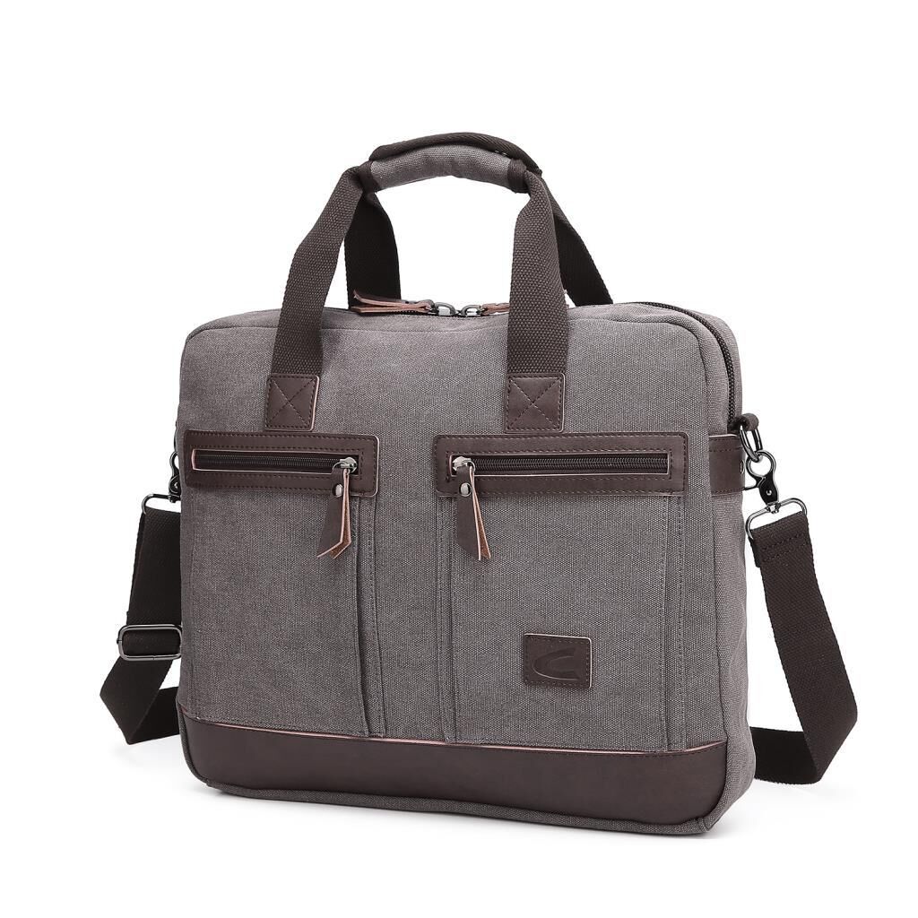 C-Active Kanvas Kumaş Uniseks Evrak ve Postacı Çantası 1318 78 Gri