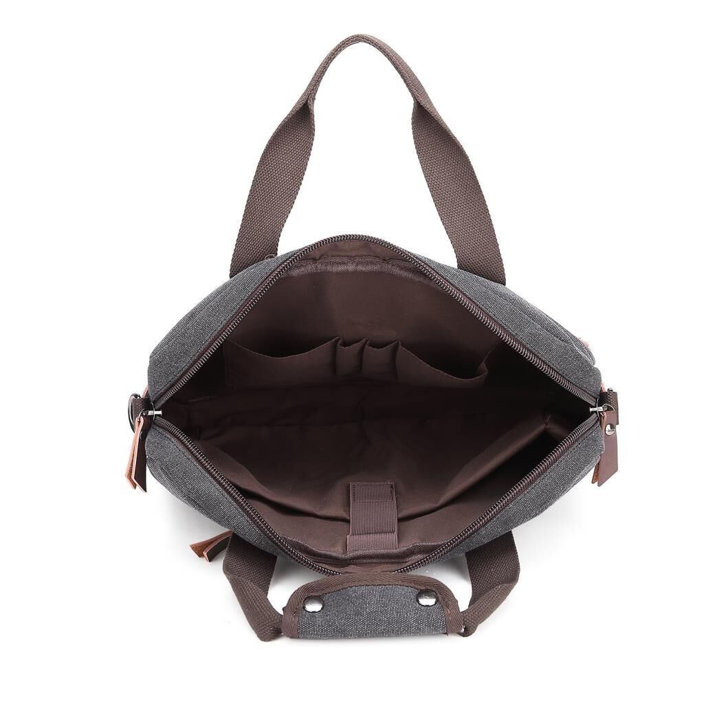 C-Active Kanvas Kumaş Uniseks Evrak ve Postacı Çantası 1318 78 Gri