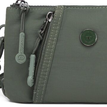 Smart Bags Mikro Poly Kumaş Uzun Askılı Kadın Cüzdanı 3343 Haki