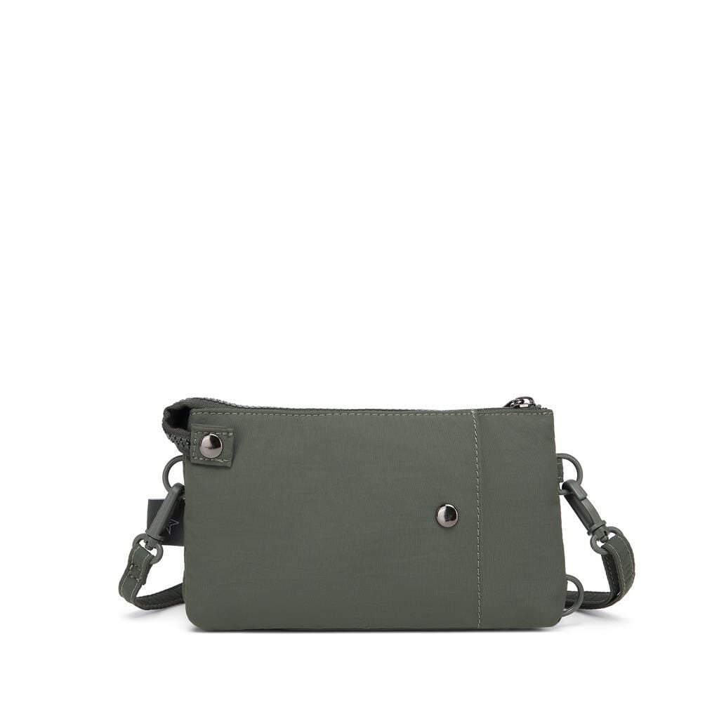 Smart Bags Mikro Poly Kumaş Uzun Askılı Kadın Cüzdanı 3343 Haki