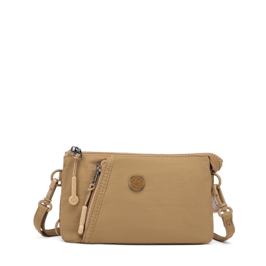 Smart Bags Mikro Poly Kumaş Uzun Askılı Kadın Cüzdanı 3343 A.Kahve