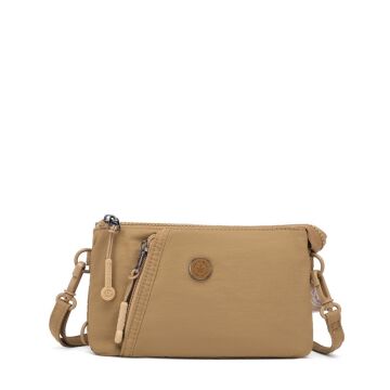 Smart Bags Mikro Poly Kumaş Uzun Askılı Kadın Cüzdanı 3343 A.Kahve