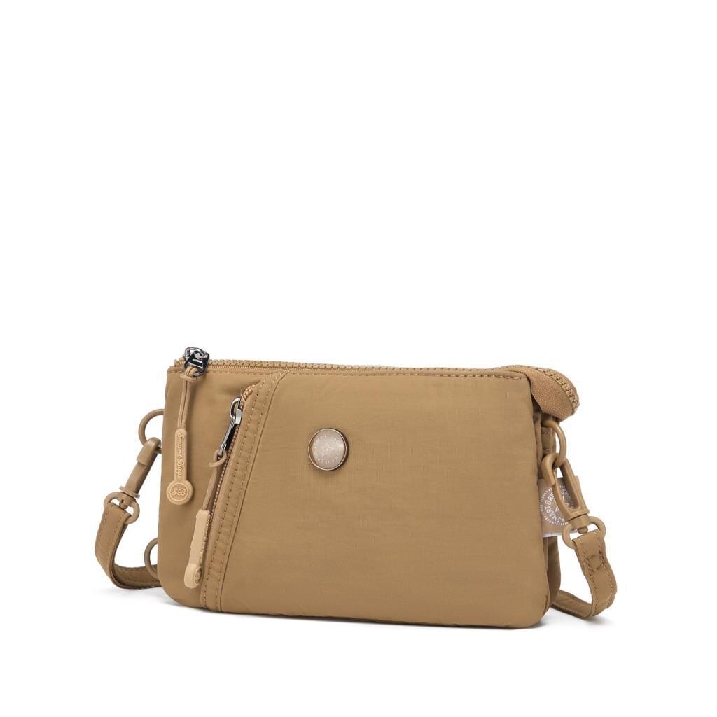 Smart Bags Mikro Poly Kumaş Uzun Askılı Kadın Cüzdanı 3343 A.Kahve