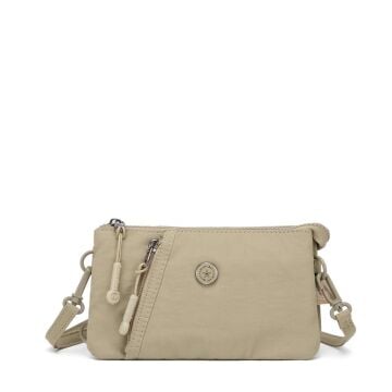 Smart Bags Mikro Poly Kumaş Uzun Askılı Kadın Cüzdanı 3343 Vizon