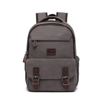 C-Active Orta Boy Erkek Sırt Çantası Kanvas Kumaş 1319 Gri