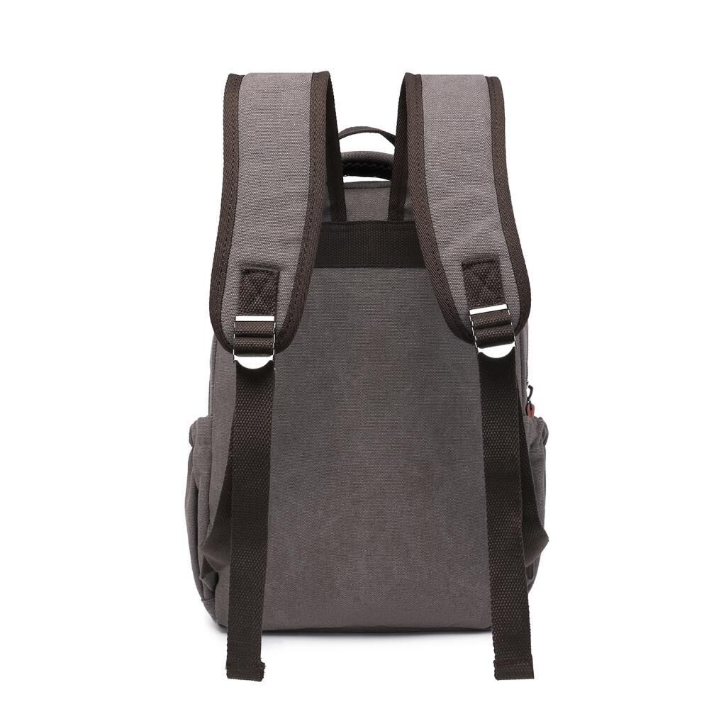C-Active Orta Boy Erkek Sırt Çantası Kanvas Kumaş 1319 Gri