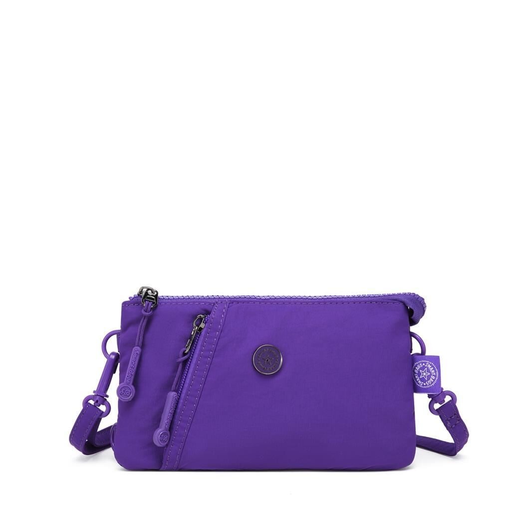 Smart Bags Mikro Poly Kumaş Uzun Askılı Kadın Cüzdanı 3343 Mor