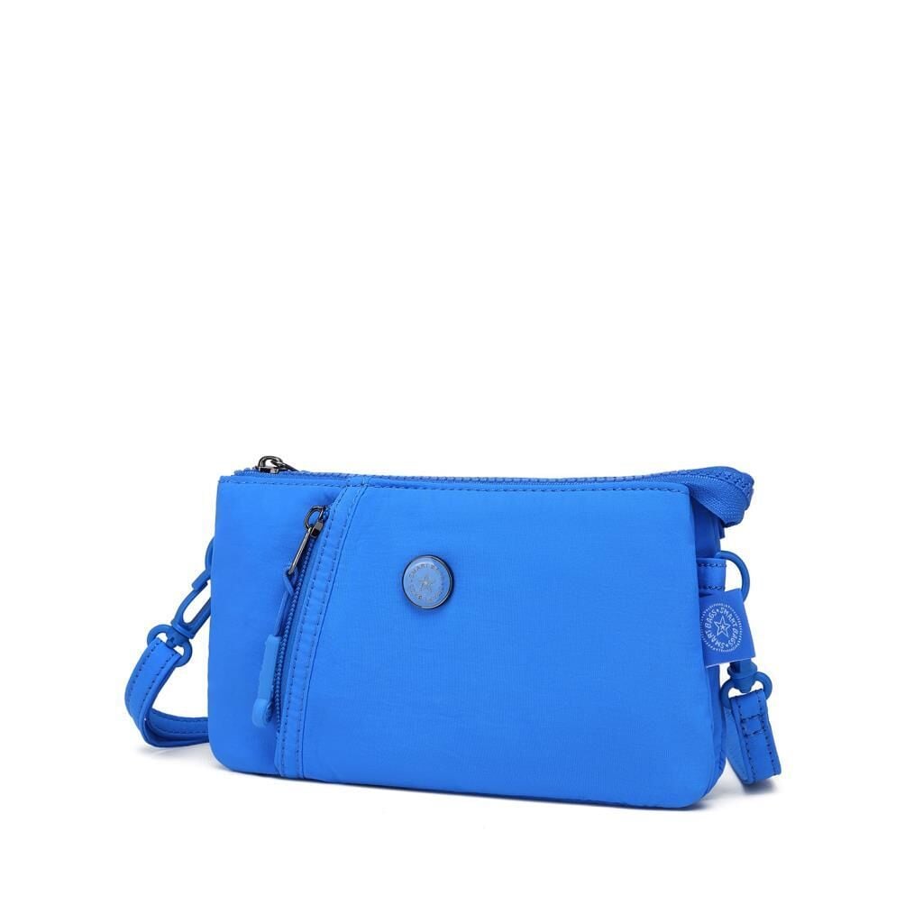 Smart Bags Mikro Poly Kumaş Uzun Askılı Kadın Cüzdanı 3343 Mavi
