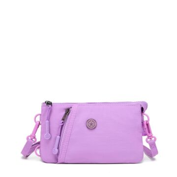 Smart Bags Mikro Poly Kumaş Uzun Askılı Kadın Cüzdanı 3343 Lila