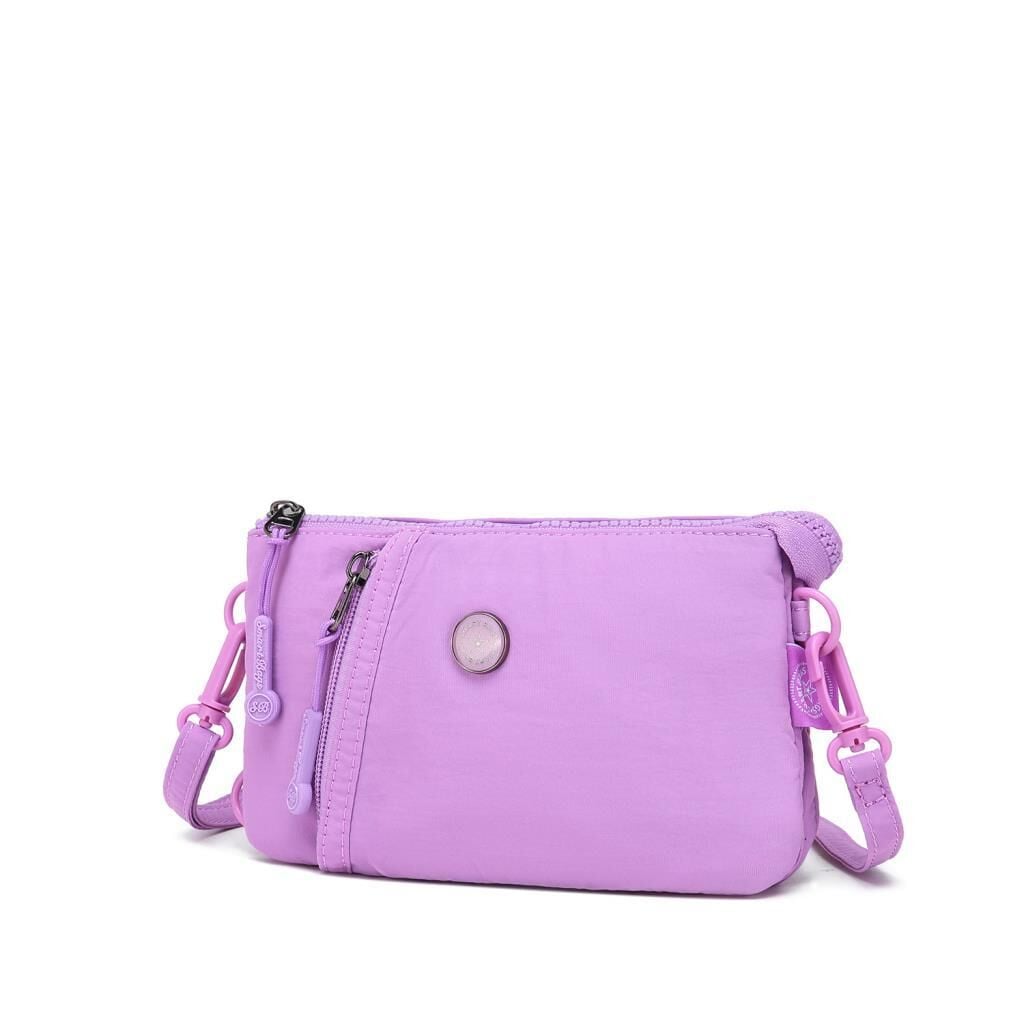 Smart Bags Mikro Poly Kumaş Uzun Askılı Kadın Cüzdanı 3343 Lila