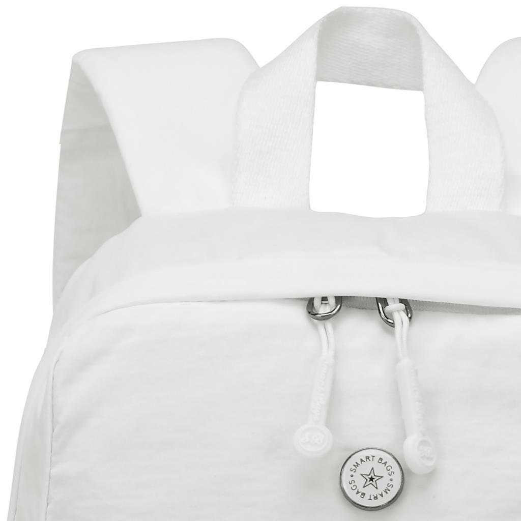 Smart Bags Mikro Poly Kumaş Kadın Sırt Çantası 3344 Beyaz