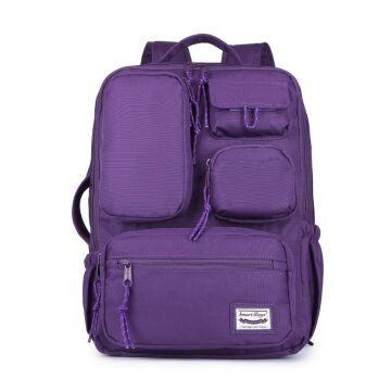 Smart Bags Sırt Çantası Okul Boyu Laptop Gözlü 3210 Mor