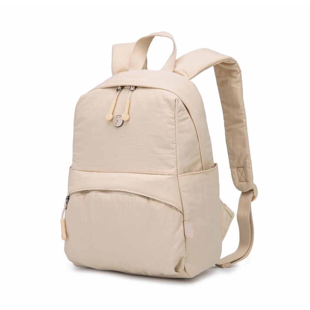 Smart Bags Mikro Poly Kumaş Kadın Sırt Çantası 3344 Bej
