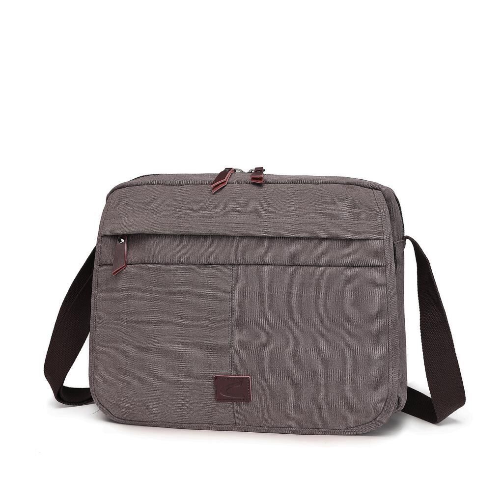 Askılı Postacı Tipi Dosya Çantası Kanvas Kumaş C Active 1321 78 Gri