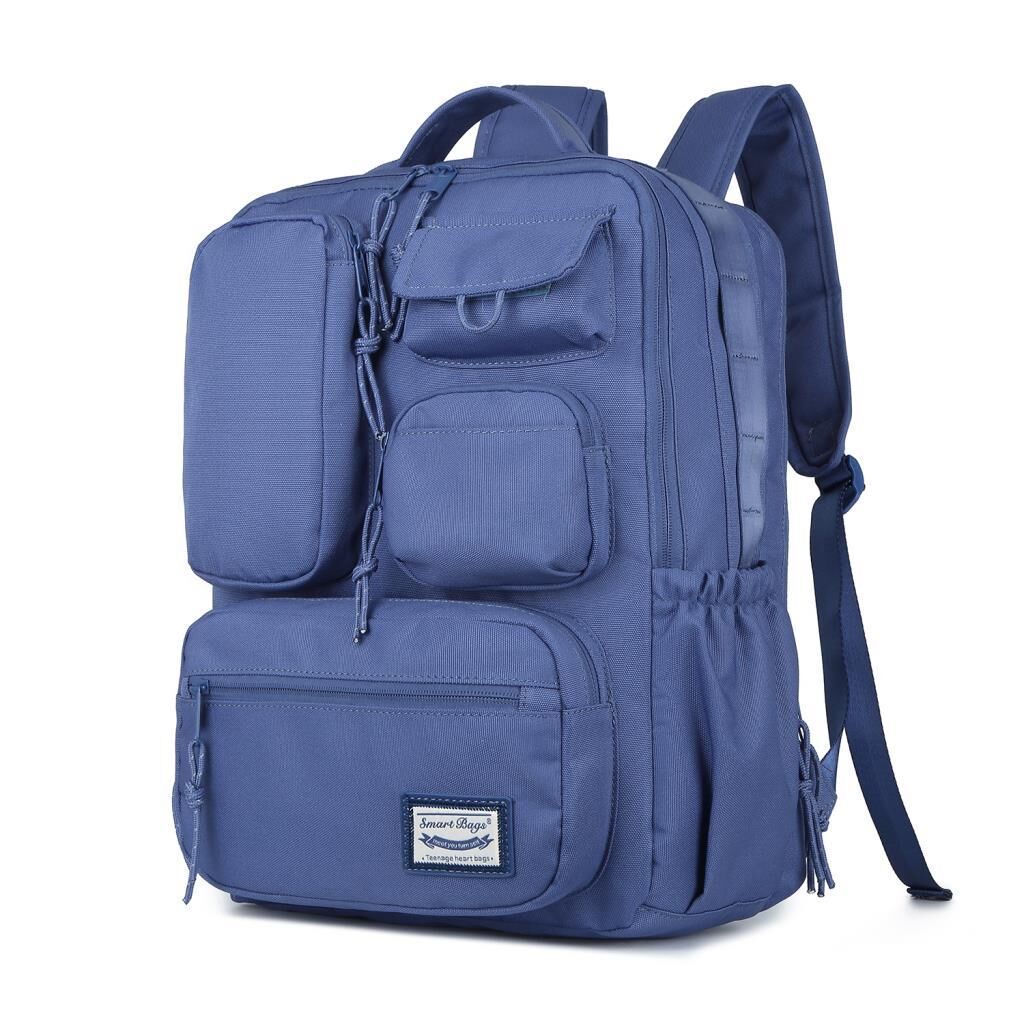 Smart Bags Sırt Çantası Okul Boyu Laptop Gözlü 3210 J.Mavi