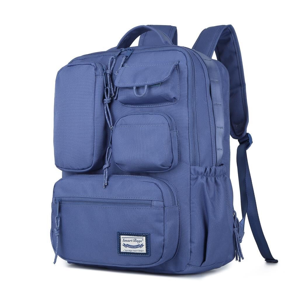 Smart Bags Sırt Çantası Okul Boyu Laptop Gözlü 3210 J.Mavi