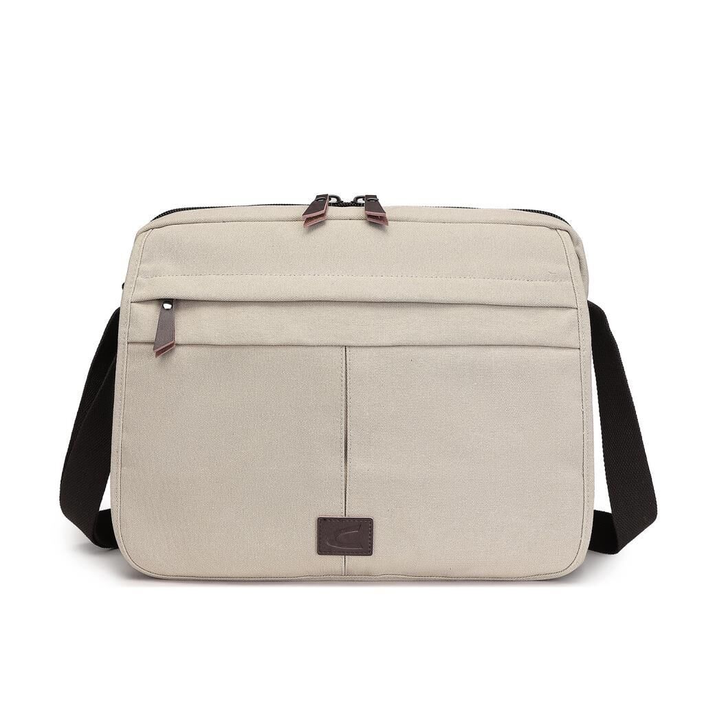 Askılı Postacı Tipi Dosya Çantası Kanvas Kumaş C Active 1321 Bej