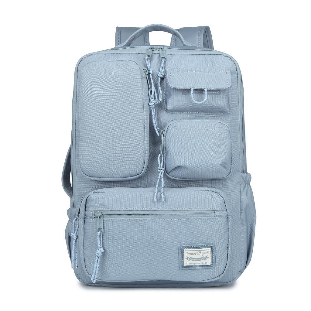 Smart Bags Sırt Çantası Okul Boyu Laptop Gözlü 3210 Buz Mavi